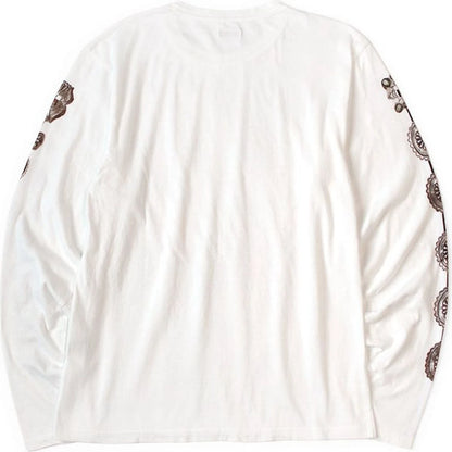 Kapital Jersey Crew Long Sleeve T-Shirt (Concho Belt Sleeve)