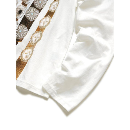 Kapital Jersey Crew Long Sleeve T-Shirt (Curtain Concho Print)