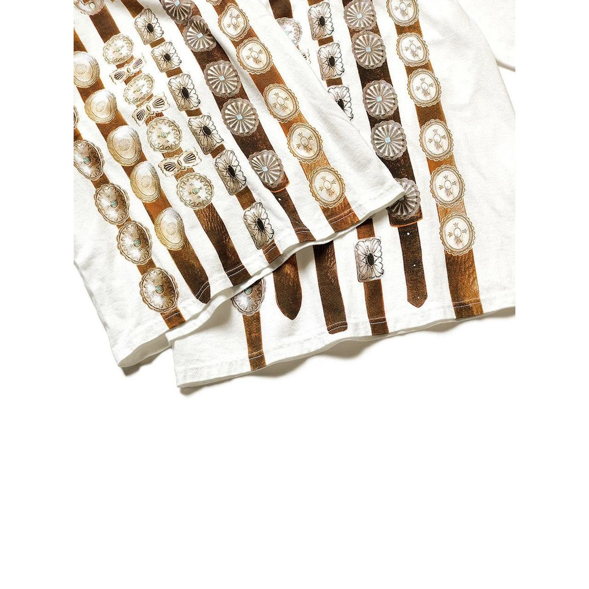 Kapital Jersey Crew Long Sleeve T-Shirt (Curtain Concho Print)