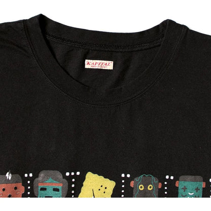 Kapital Jersey Crew Long Sleeve T-Shirt (Peckish & Kachina Print)