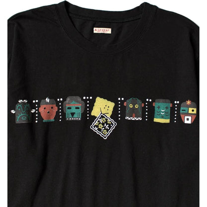 Kapital Jersey Crew Long Sleeve T-Shirt (Peckish & Kachina Print)