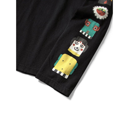 Kapital Jersey Crew Long Sleeve T-Shirt (Peckish & Kachina Print)