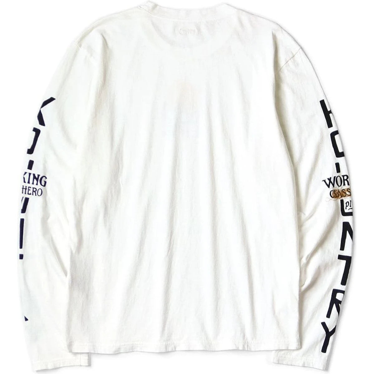 Kapital Jersey Crew Long Sleeve T-Shirt (Peckish Kapital Print)