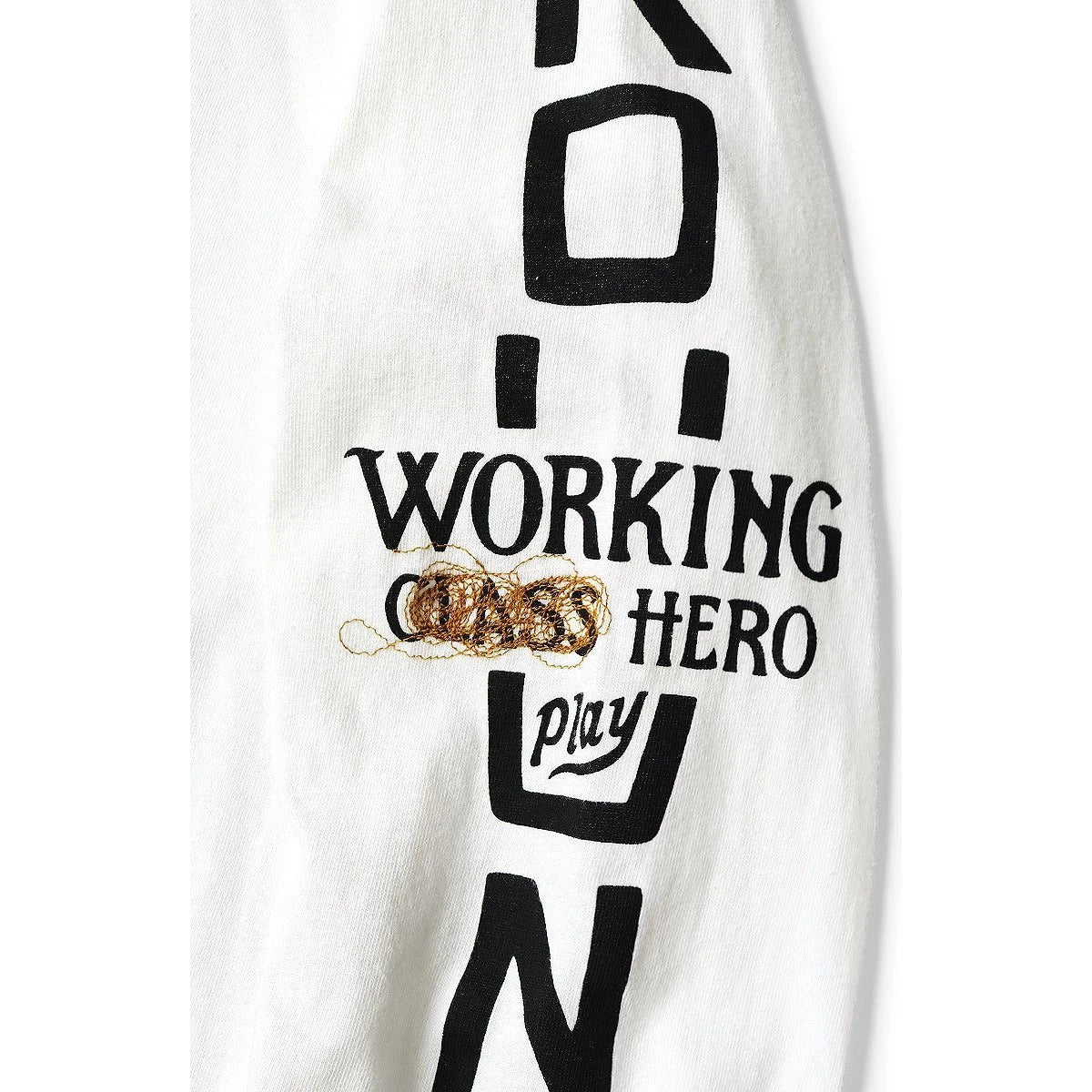 Kapital Jersey Crew Long Sleeve T-Shirt (Peckish Kapital Print)