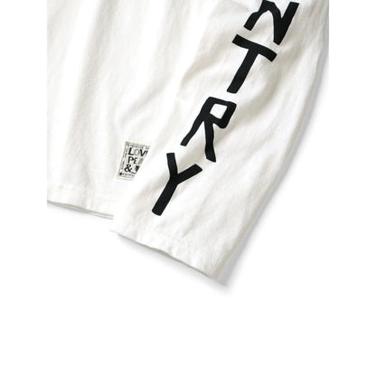 Kapital Jersey Crew Long Sleeve T-Shirt (Peckish Kapital Print)