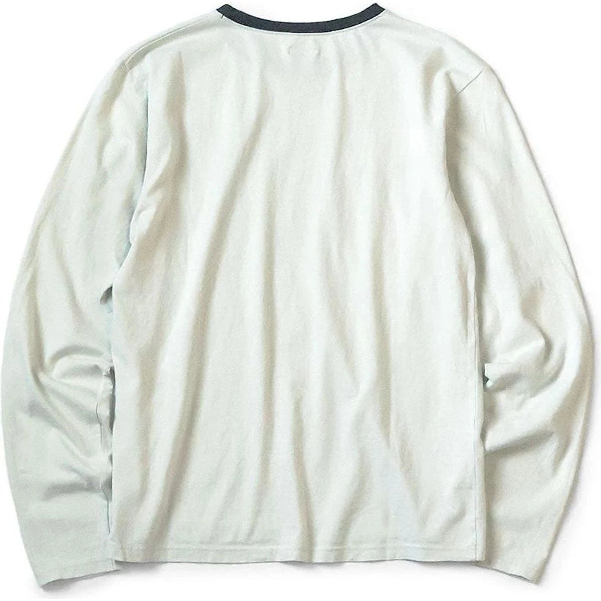 Kapital Jersey Crew Long Sleeve Tee (`A` Sheep Print)
