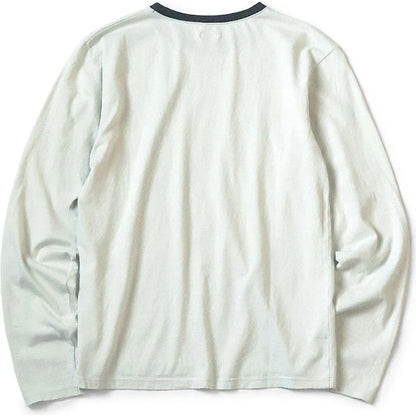 Kapital Jersey Crew Long Sleeve Tee (`A` Sheep Print)