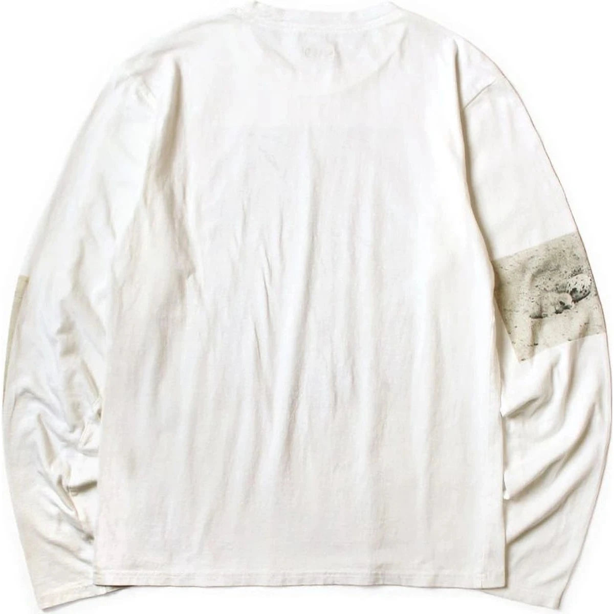 Kapital Jersey Crew Long Sleeve Tee (Gull Foot Print)