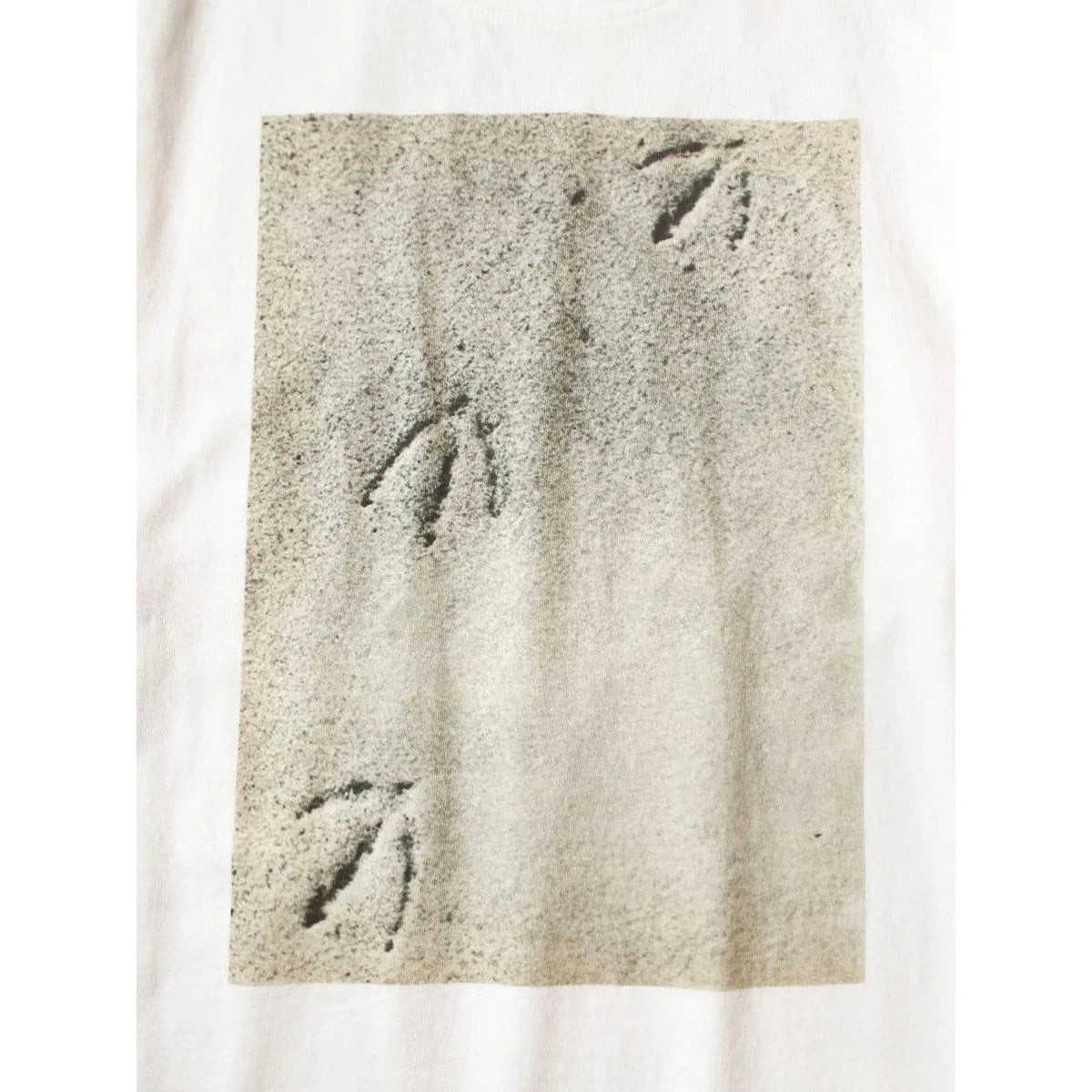Kapital Jersey Crew Long Sleeve Tee (Gull Foot Print)