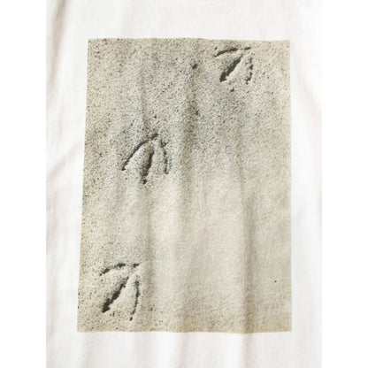 Kapital Jersey Crew Long Sleeve Tee (Gull Foot Print)