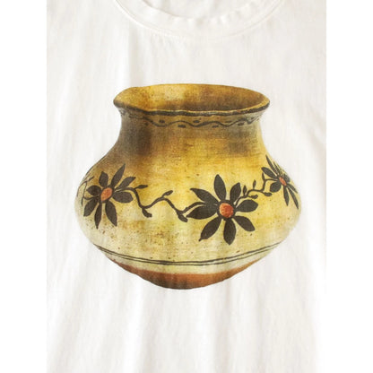 Kapital Jersey Crew Paw Waw Tee (Flower Pot Print)