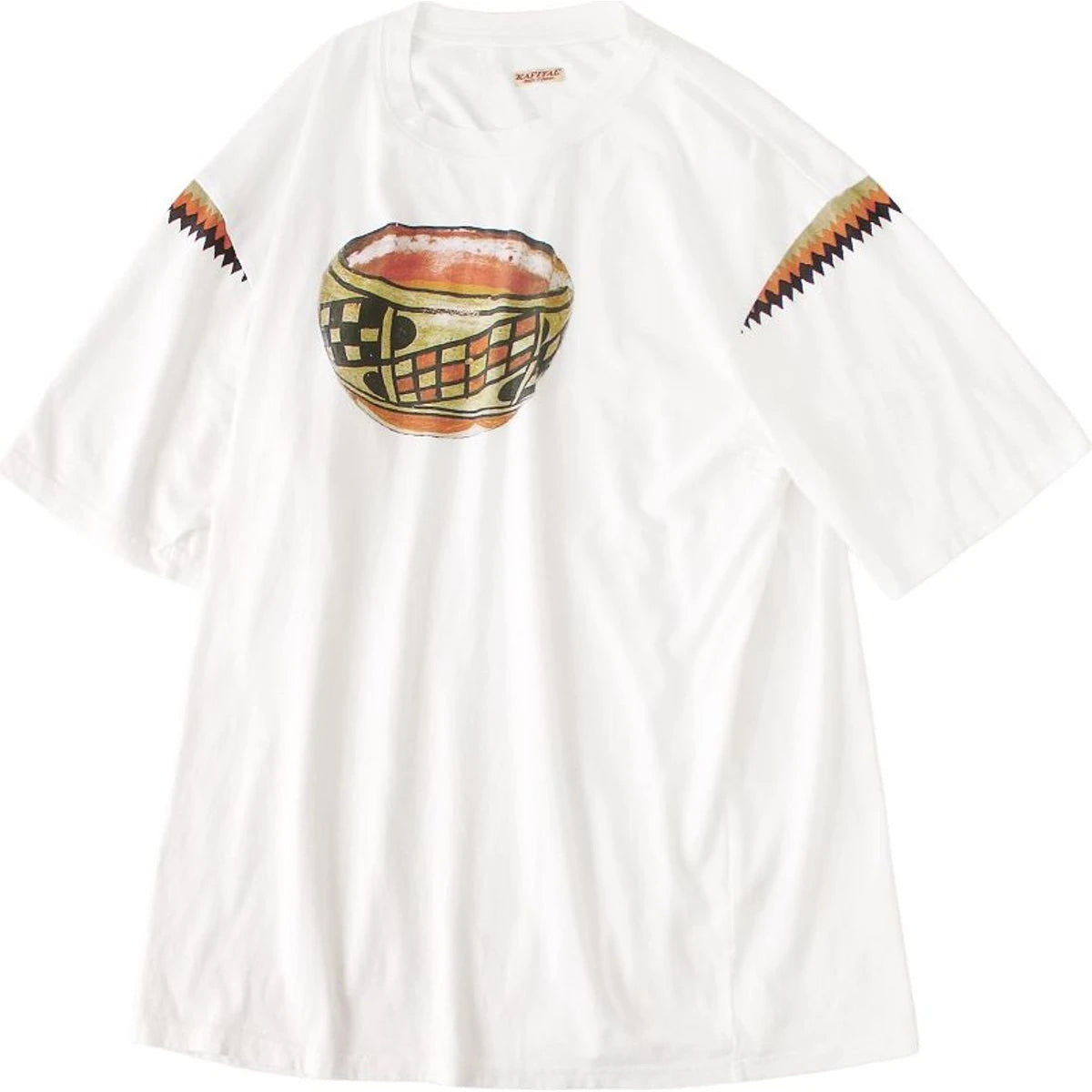 Kapital Jersey Crew Paw Waw Tee (Medicine Pot Print)