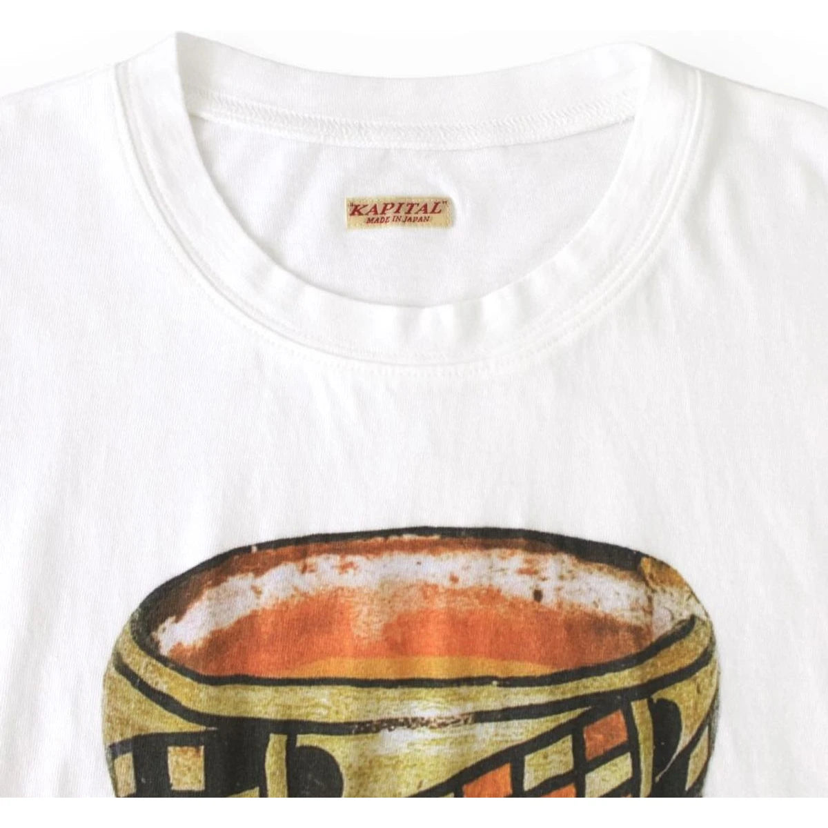 Kapital Jersey Crew Paw Waw Tee (Medicine Pot Print)