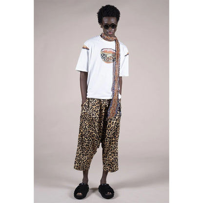 Kapital Jersey Crew Paw Waw Tee (Medicine Pot Print)