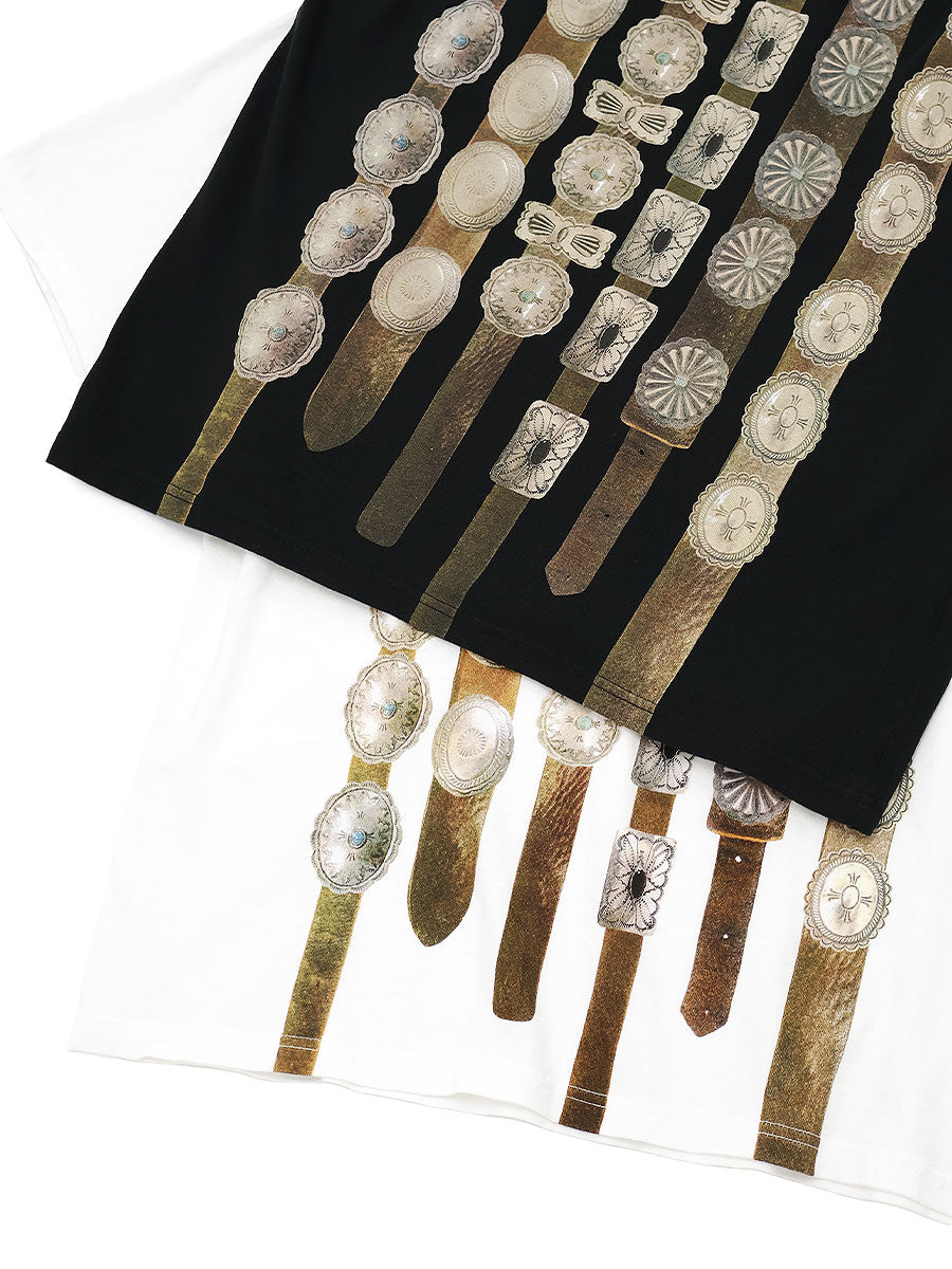 Kapital Jersey Crew T (Curtain Concho Print)