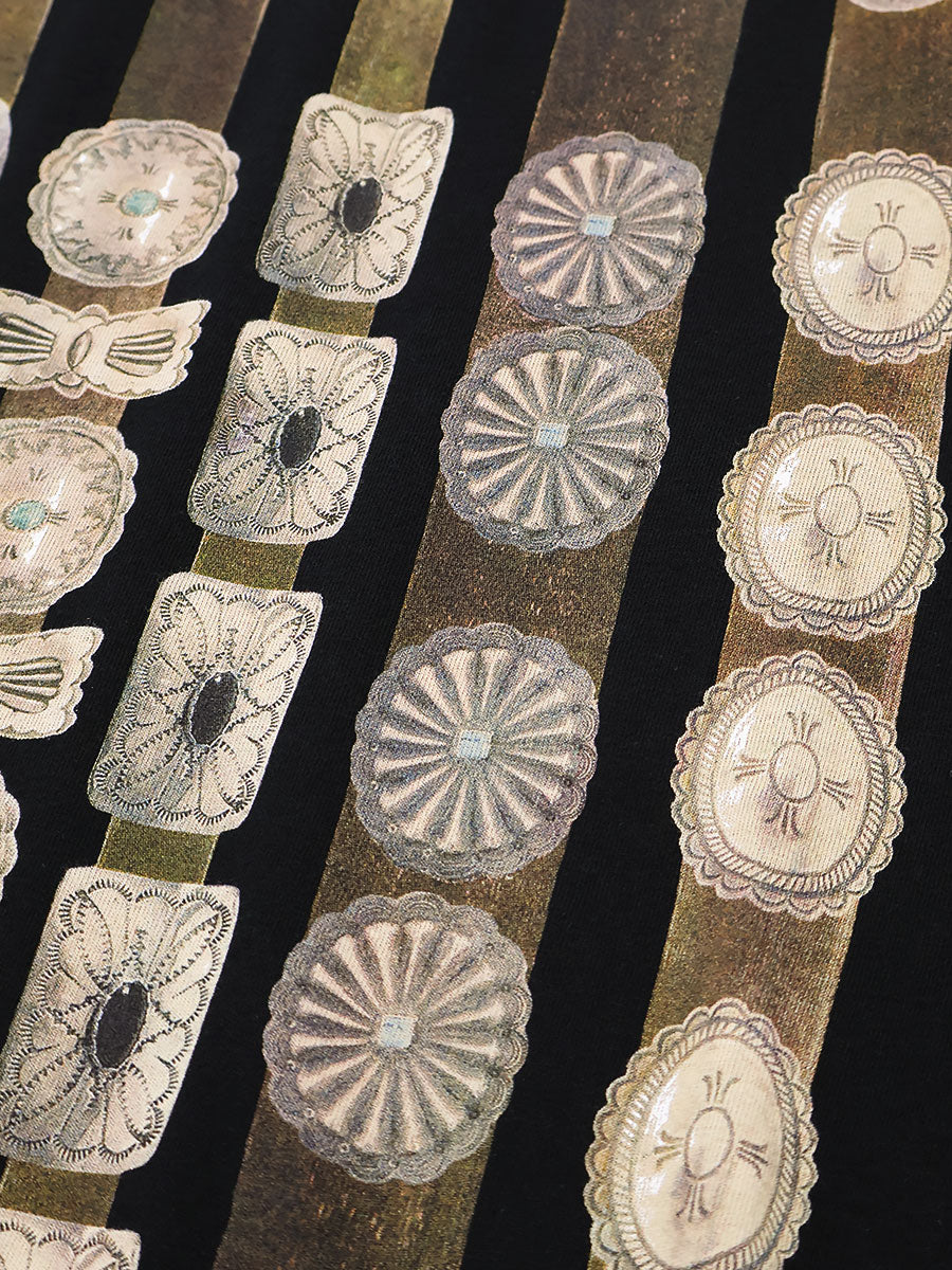 Kapital Jersey Crew T (Curtain Concho Print)