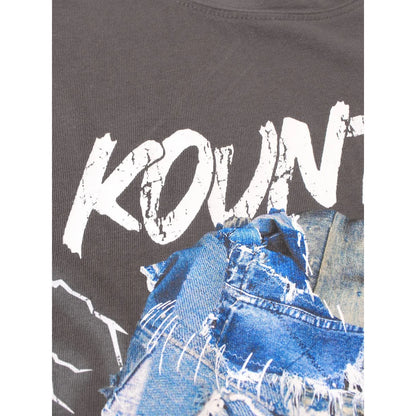 Kapital Jersey Crew Tee (Denim Face Print)