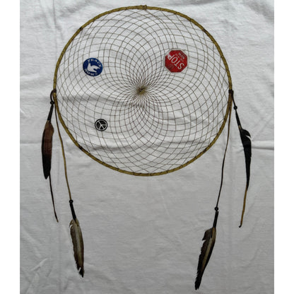 Kapital Jersey Crew Tee (Kob Web Peace Catcher 4 Feather Print)