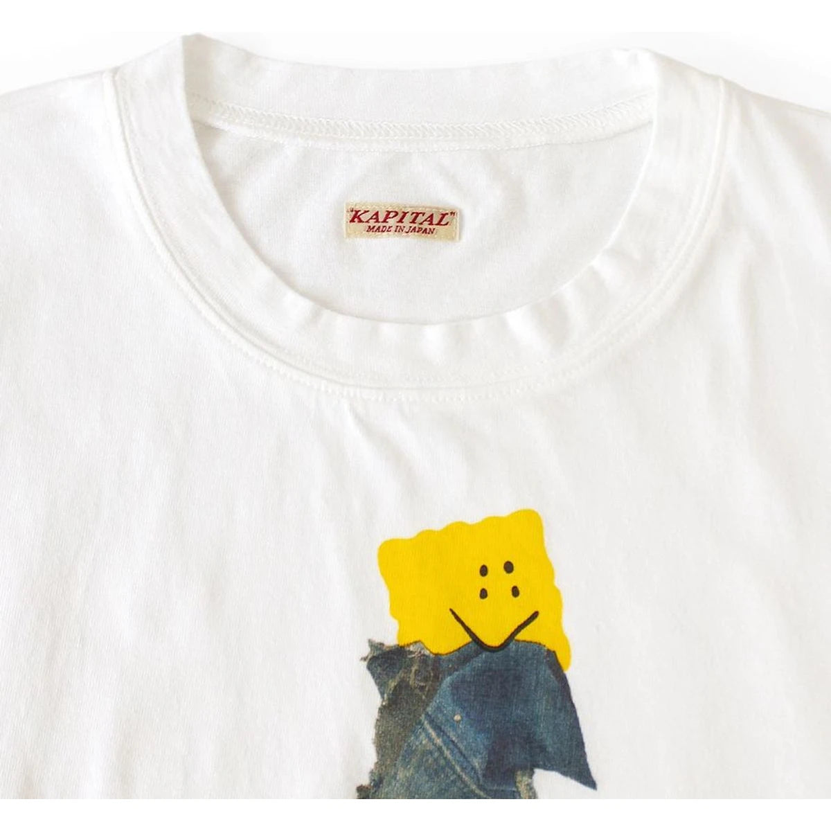 Kapital Jersey Crew T (Peckish Boro Piece) Small