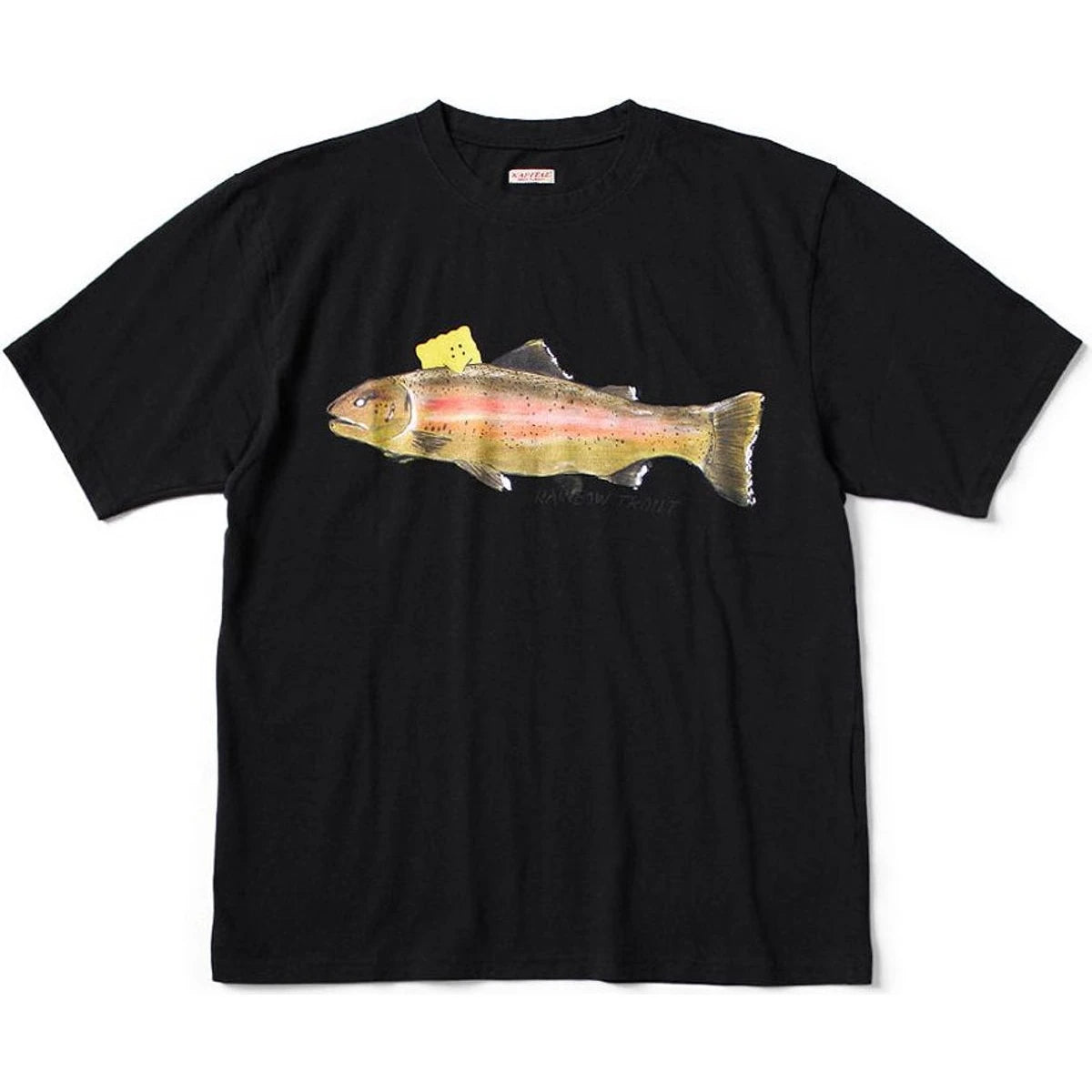 Kapital Jersey Crew T-Shirt (1 Trout Peckish Rainbowy Print)