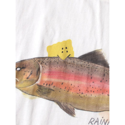 Kapital Jersey Crew T-Shirt (1 Trout Peckish Rainbowy Print)