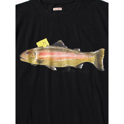 Kapital Jersey Crew T-Shirt (1 Trout Peckish Rainbowy Print)