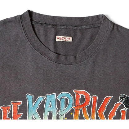 Kapital Jersey Crew T-Shirt (Burning Piano Print)