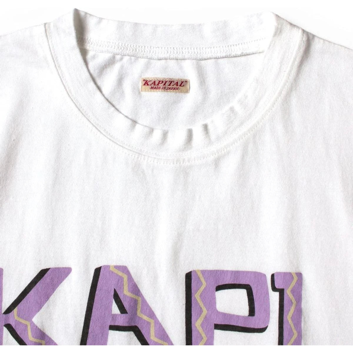 Kapital Jersey Crew T-Shirt (Canoe Kapital Print)