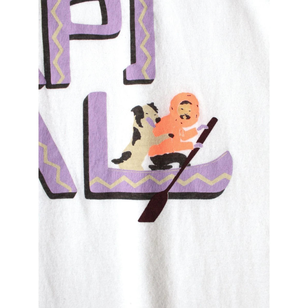 Kapital Jersey Crew T-Shirt (Canoe Kapital Print)