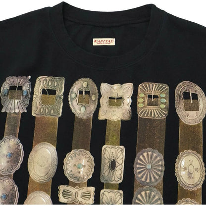 Kapital Jersey Crew T-Shirt (Curtain Concho Print)
