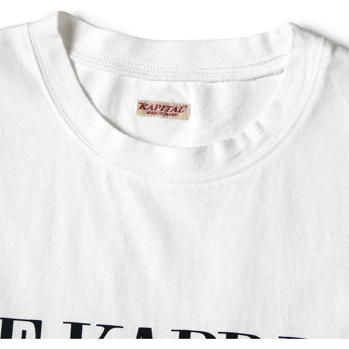 Kapital Jersey Crew T-Shirt (Life Kapriccio Piano Print)