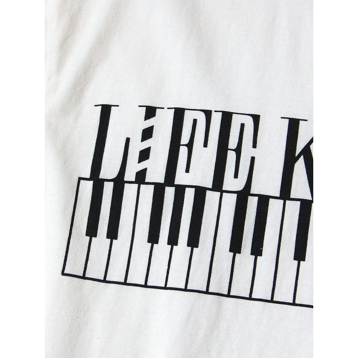 Kapital Jersey Crew T-Shirt (Life Kapriccio Piano Print)