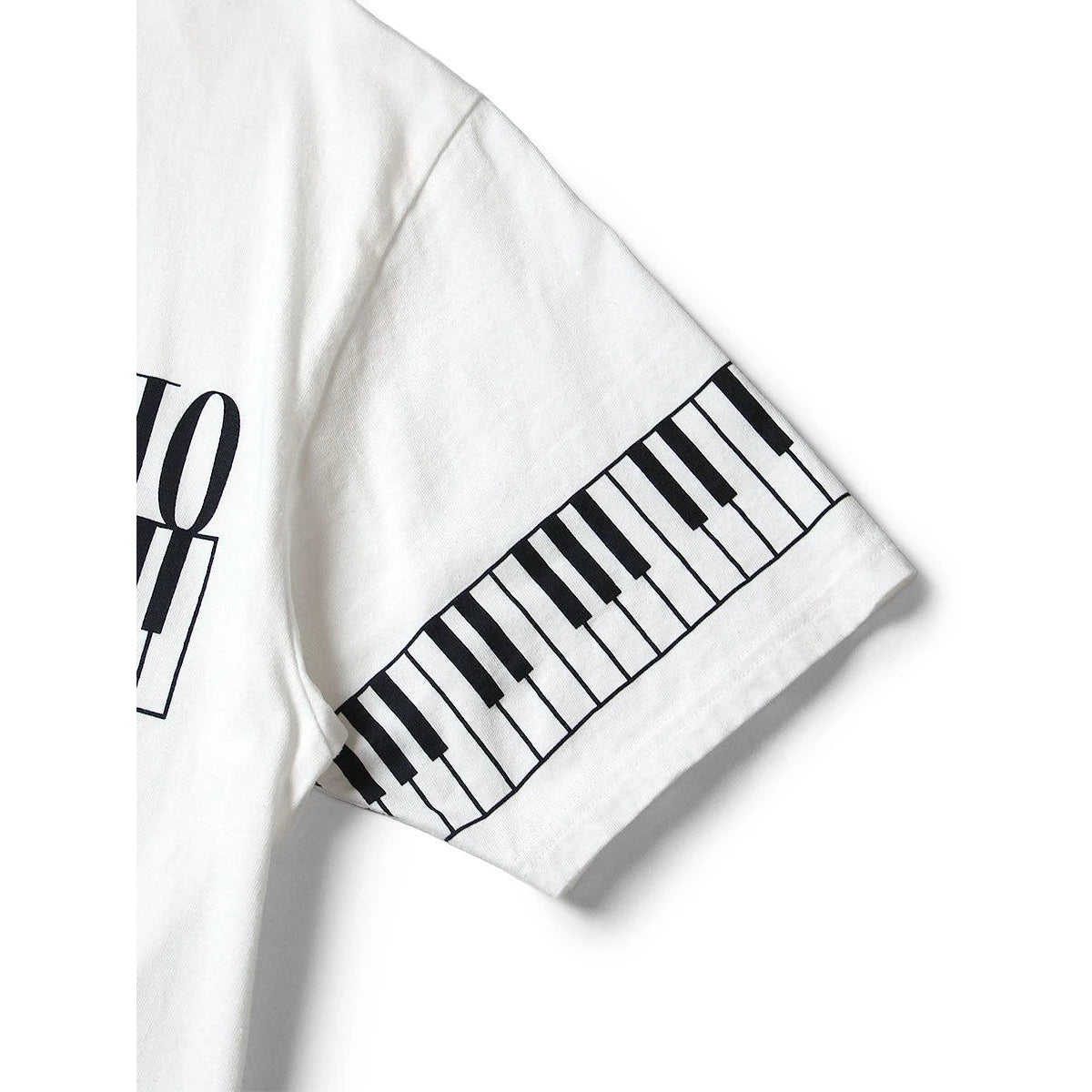 Kapital Jersey Crew T-Shirt (Life Kapriccio Piano Print)