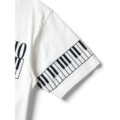Kapital Jersey Crew T-Shirt (Life Kapriccio Piano Print)