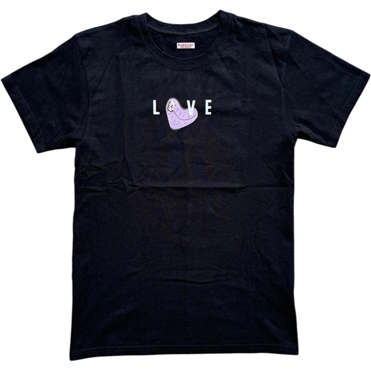 Kapital Jersey Crew T-Shirt (Love Print)