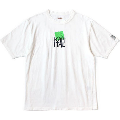 Kapital Jersey Crew T-Shirt (Peckish Kapital Print)