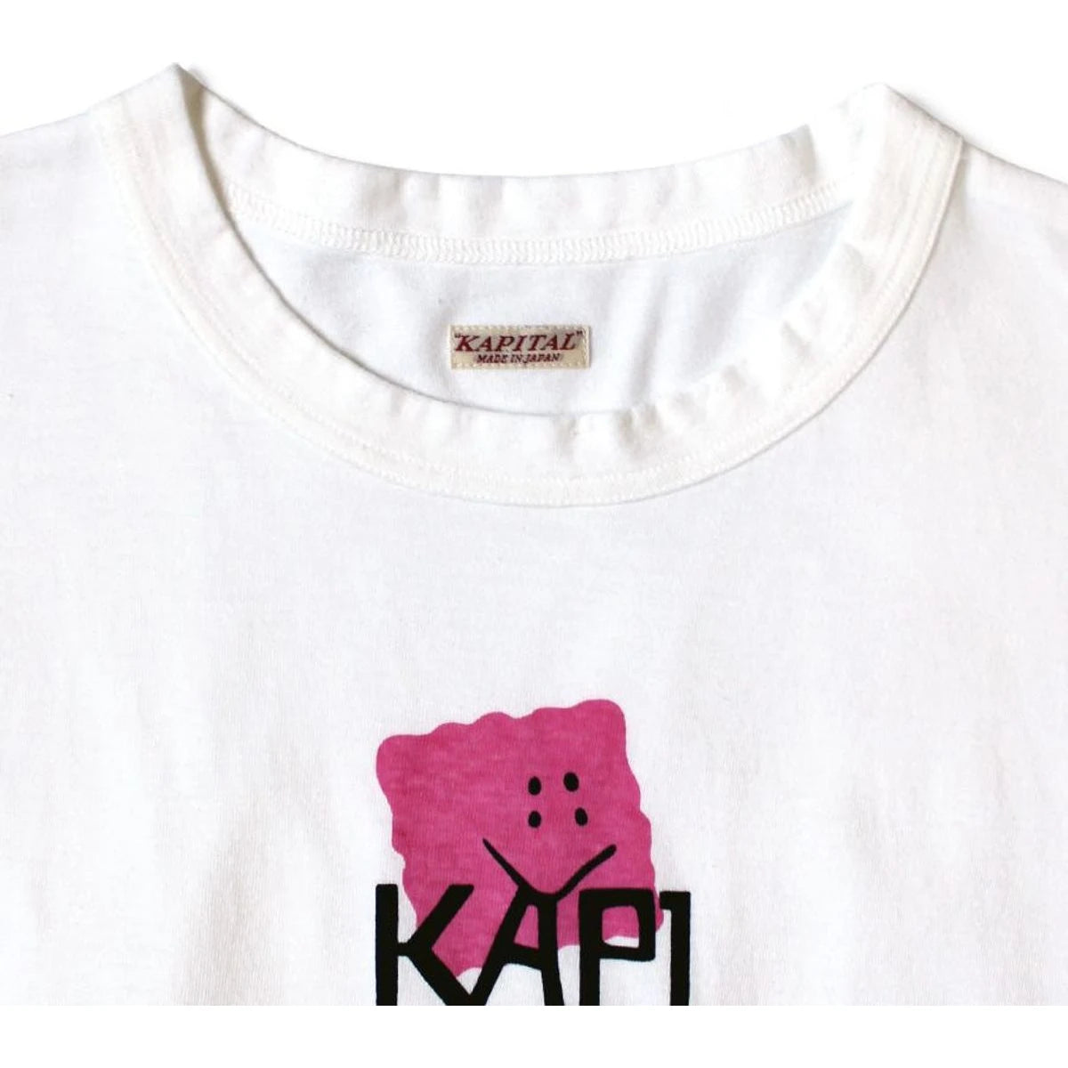 Kapital Jersey Crew T-Shirt (Peckish Kapital Print)