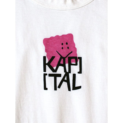 Kapital Jersey Crew T-Shirt (Peckish Kapital Print)