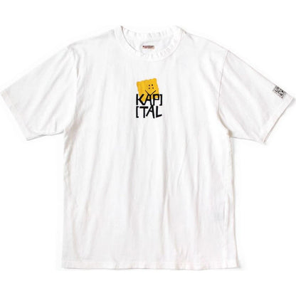 Kapital Jersey Crew T-Shirt (Peckish Kapital Print)