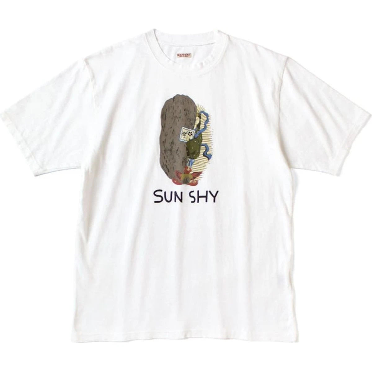 Kapital Jersey Crew T-Shirt (Sun Shy Print)