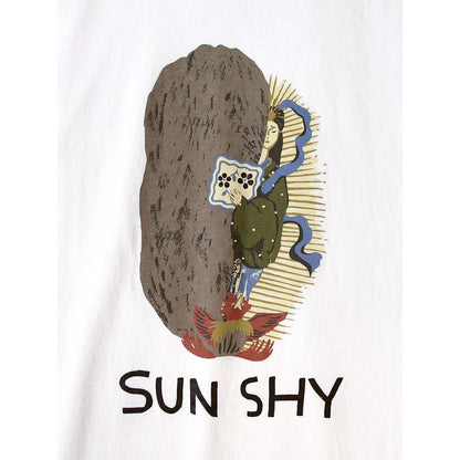 Kapital Jersey Crew T-Shirt (Sun Shy Print)