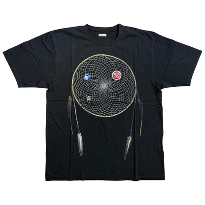 Kapital Jersey Crew Tee (Kob Web Peace Catcher 4 Feather Print)
