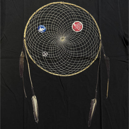 Kapital Jersey Crew Tee (Kob Web Peace Catcher 4 Feather Print)