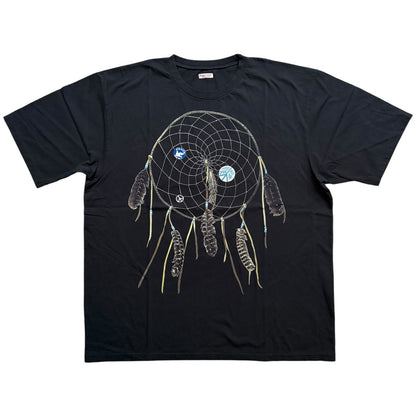 Kapital Jersey Crew Tee (Kob Web Peace Catcher 6 Feather Print)