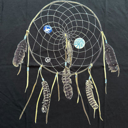 Kapital Jersey Crew Tee (Kob Web Peace Catcher 6 Feather Print)
