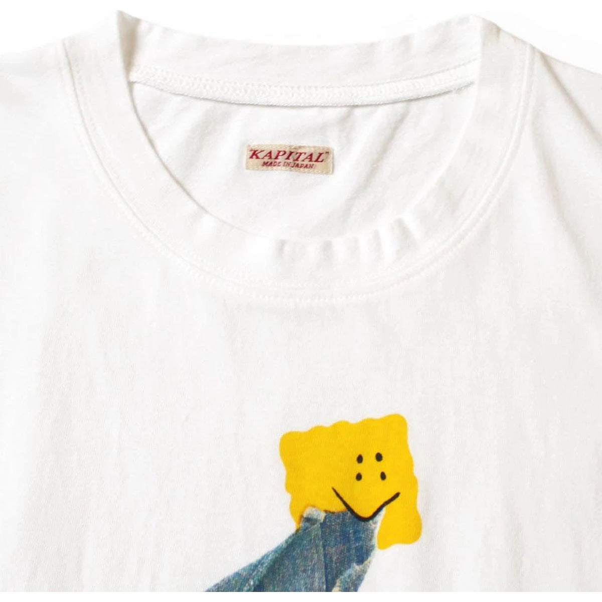 Kapital Jersey Crew Tee (Peckish Boro Piece)