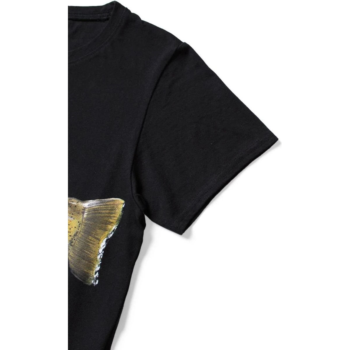 Kapital Jersey Cropped T-Shirt (1 Trout Peckish Rainbowy Print)
