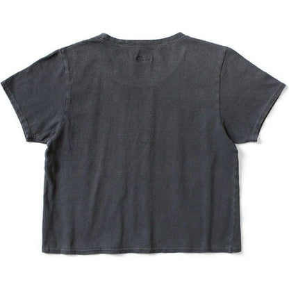 Kapital Jersey Cropped T-Shirt (Peckish Rain Skull Print)