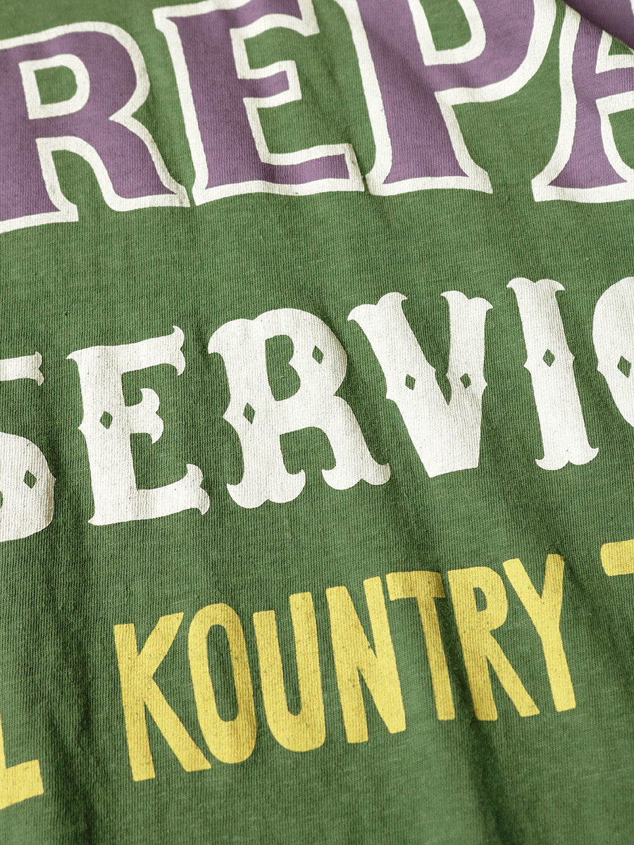 Kapital Jersey Huge Tee (Denim Repair Print)