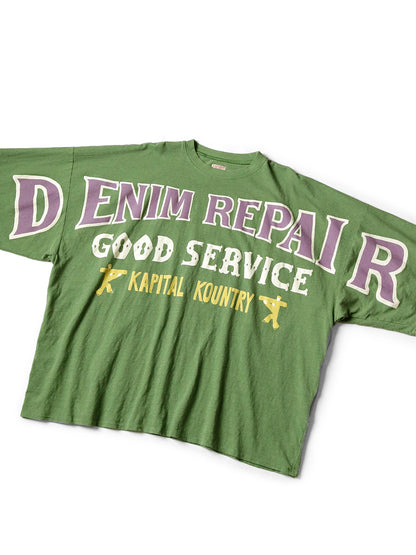Kapital Jersey Huge Tee (Denim Repair Print)